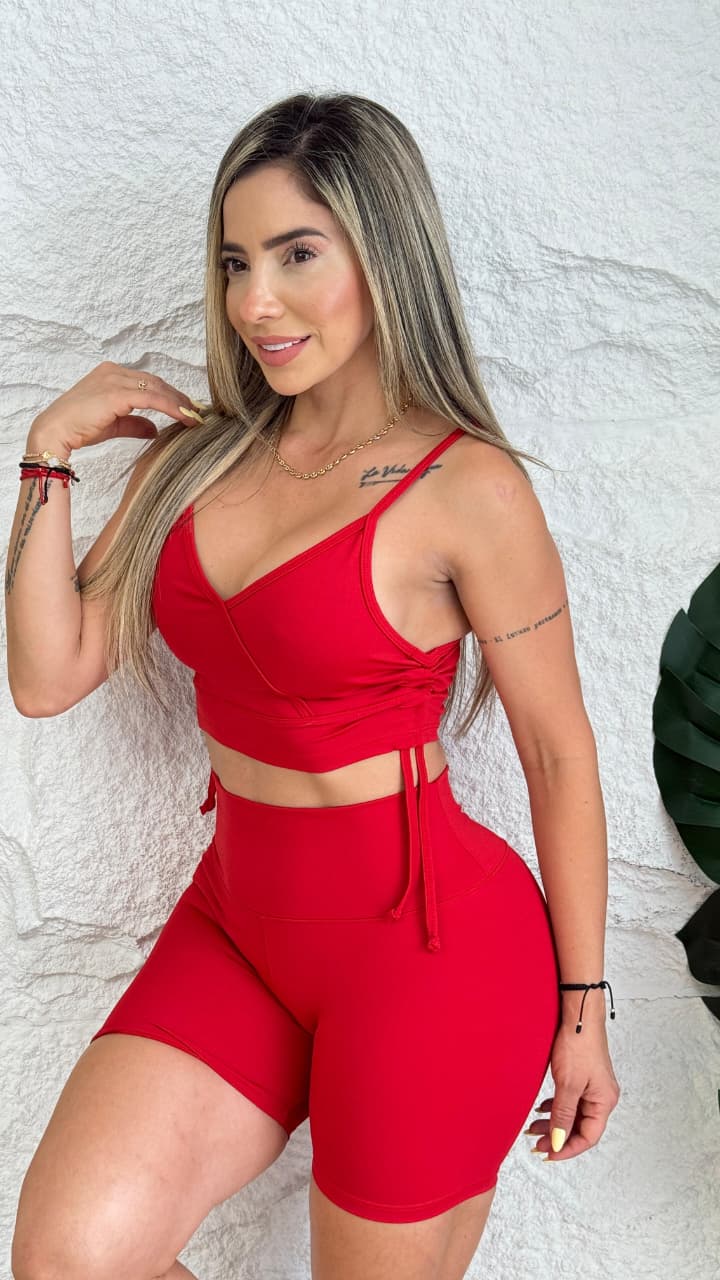 Conjunto Short Top Recogido